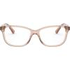 imageCOACH Womens HC6143 Square Prescription Eyewear FramesTransparent PeachDemo Lens