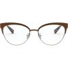 imageCoach HC5108 Prescription Eyewear Frames Brown Silver Gold GradientDemo Lens 54 mm