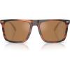 imageCoach Mens Hc8440u Universal Fit Square SunglassesStriated CaramelBrown Mirrored