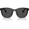 imageCoach Mens Hc8442u Universal Fit Square SunglassesMatte BlackGrey Solid