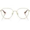 imageCoach Womens Hc5192 Aviator Prescription Eyewear FramesShiny Light GoldDemo Lens