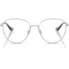 imageCoach Womens Hc5192 Aviator Prescription Eyewear FramesShiny SilverDemo Lens