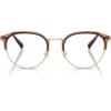 imageCoach Womens Hc5193 Round Prescription Eyewear FramesSatin Light GoldDemo Lens