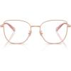 imageCoach Womens Hc5197d Butterfly Prescription Eyewear FramesShiny Rose GoldDemo Lens