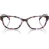 imageCoach Womens Hc6250u Universal Fit Square Prescription Eyewear FramesAmethyst Pearl TortoiseDemo Lens