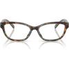 imageCoach Womens Hc6250u Universal Fit Square Prescription Eyewear FramesJade Pearl TortoiseDemo Lens
