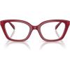 imageCoach Womens Hc6270u Universal Fit Cat Eye Prescription Eyewear FramesMilky CherryDemo Lens