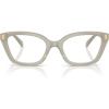 imageCoach Womens Hc6270u Universal Fit Cat Eye Prescription Eyewear FramesMilky EucalyptusDemo Lens