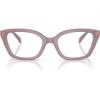 imageCoach Womens Hc6270u Universal Fit Cat Eye Prescription Eyewear FramesMilky PuttyDemo Lens