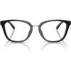 imageCoach Womens Hc6272u Universal Fit Square Prescription Eyewear FramesBlackDemo Lens