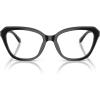 imageCoach Womens Hc6273u Universal Fit Hexagonal Prescription Eyewear FramesBlackDemo Lens