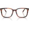 imageCoach Womens Hc6276u Universal Fit Square Prescription Eyewear FramesStriated CaramelDemo Lens