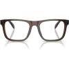 imageCoach Womens Hc6277u Universal Fit Square Prescription Eyewear FramesTransparent BrownDemo Lens