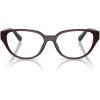 imageCoach Womens Hc6279d Square Prescription Eyewear FramesMilky MerlotDemo Lens