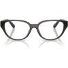 imageCoach Womens Hc6279d Square Prescription Eyewear FramesTransparent OakDemo Lens