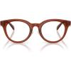 imageCoach Womens Hc6280d Round Prescription Eyewear FramesTransparent BrownDemo Lens