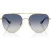 imageCoach Womens Hc7182 SunglassesShiny Light GoldBlue Gradient