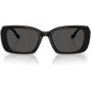 imageCoach Womens Hc8435u Universal Fit Square SunglassesBlackGrey Solid
