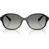 imageCoach Womens Hc8445d SunglassesBlackGrey Gradient