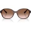 imageCoach Womens Hc8445d SunglassesDark TortoiseBrown Gradient