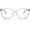 imageCoach womens Hc6271u Universal Fit Square Prescription Eyewear FramesMilky DoveDemo Lens