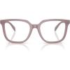 imageCoach womens Hc6271u Universal Fit Square Prescription Eyewear FramesMilky PuttyDemo Lens