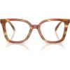 imageCoach womens Hc6274u Universal Fit Square Prescription Eyewear FramesStriated BarkMossDemo Lens