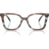 imageCoach womens Hc6274u Universal Fit Square Prescription Eyewear FramesStriated MapleBlueberryDemo Lens