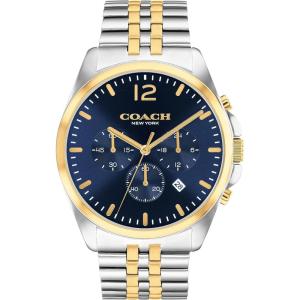 imageCoach Greyson Mens Versatile Watch  Functional Elegance  Stylish Timepiece for Everyday Wear  Water ResistantTwo Tone