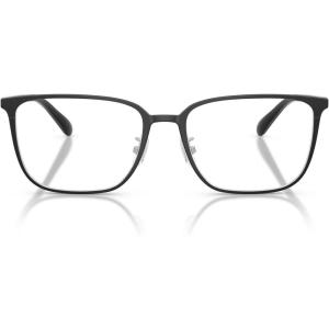 imageCoach Mens Hc5195td Square Prescription Eyewear FramesMatte BlackSilverDemo Lens