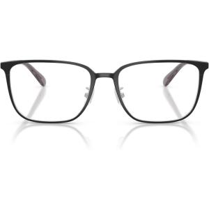 imageCoach Mens Hc5195td Square Prescription Eyewear FramesShiny Dark GreySilverDemo Lens