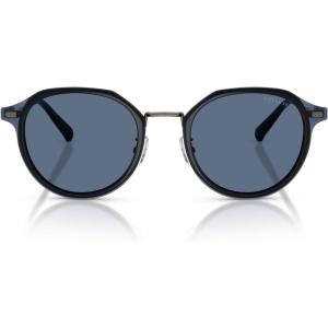 imageCoach Mens Hc7183 SunglassesSatin GunmetalBlue Solid
