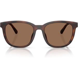 imageCoach Mens Hc8442u Universal Fit Square SunglassesMatte Dark TortoiseBrown Solid