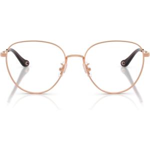 imageCoach Womens Hc5192 Aviator Prescription Eyewear FramesShiny Rose GoldDemo Lens