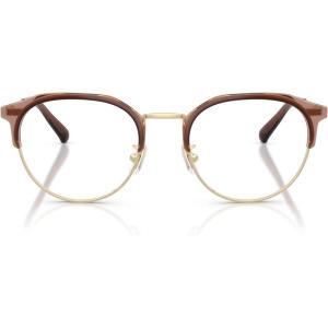 imageCoach Womens Hc5193 Round Prescription Eyewear FramesSatin Light GoldDemo Lens