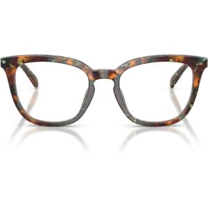 imageCoach Womens Hc6222u Universal Fit Square Prescription Eyewear FramesJade Pearl TortoiseDemo Lens
