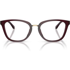 imageCoach Womens Hc6272u Universal Fit Square Prescription Eyewear FramesMilky MerlotDemo Lens