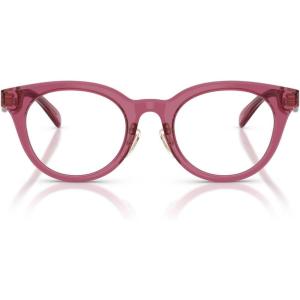 imageCoach Womens Hc6280d Round Prescription Eyewear FramesTransparent BurgundyDemo Lens