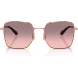 imageCoach Womens Hc7184d Square SunglassesShiny Rose GoldBordeaGrey Pink Gradient