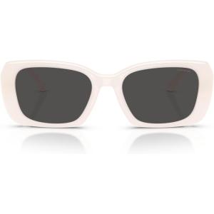 imageCoach Womens Hc8435u Universal Fit Square SunglassesMilky CloudGrey Solid
