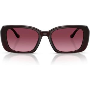 imageCoach Womens Hc8435u Universal Fit Square SunglassesMilky MerlotMerlot Gradient