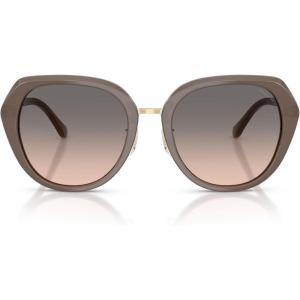 imageCoach Womens Hc8436 Octagonal SunglassesMilky GraphiteGrey Sand Gradient