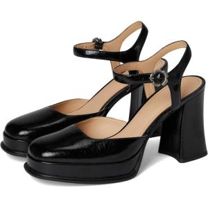 imageCoach Womens Tea Rose Glazed Leather PumpBlack