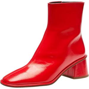 imageCoach womens Gigi Leather BootieBright Red