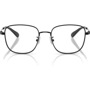 imageCoach womens Hc5198td Square Prescription Eyewear FramesShiny BlackDemo Lens