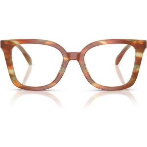 imageCoach womens Hc6274u Universal Fit Square Prescription Eyewear FramesStriated BarkMossDemo Lens