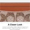 imageCoach Womens Crystal Signature Jacquard Essential Card CaseLHBURNISHED AMBER