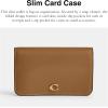 imageCoach Womens Essential Slim Card CaseB4Honey Brown