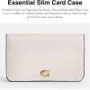 imageCoach Womens Essential Slim Card CaseChalk