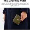 imageCoach Womens Mila Small Flap AccessoryTravel WalletB4OLIVE